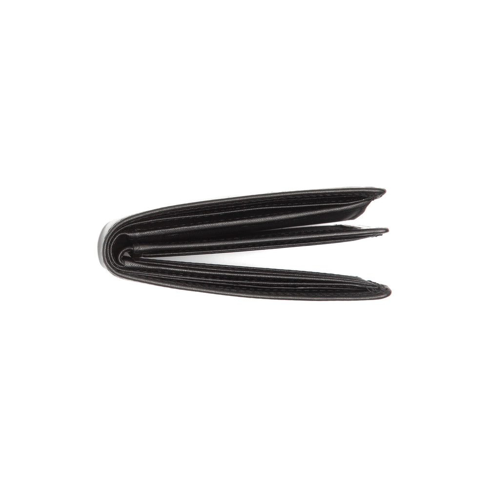 Leather Wallet Black Stephens