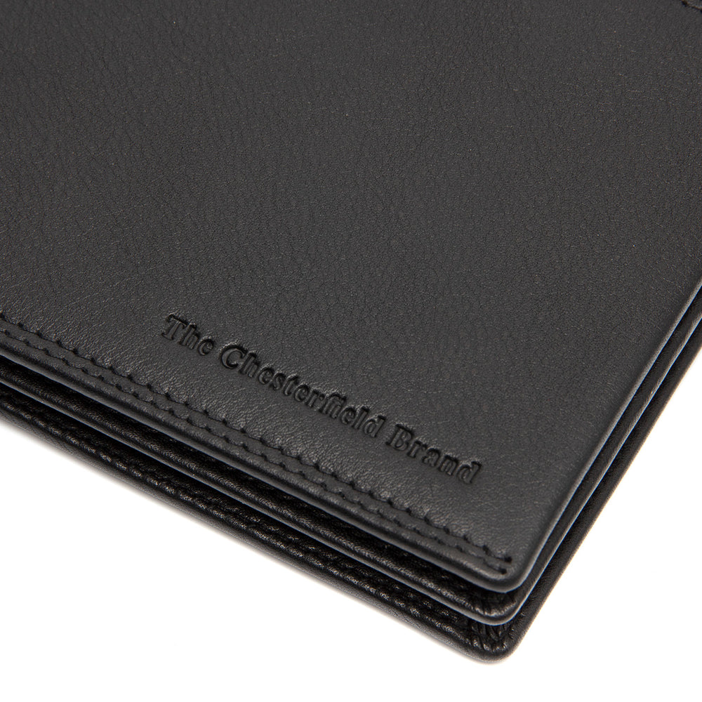 Leather Wallet Black Stephens
