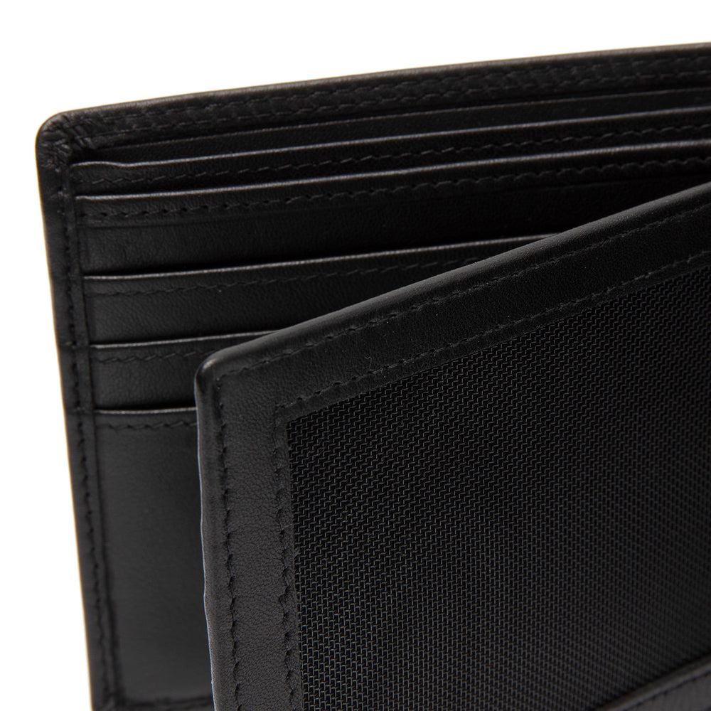 Leather Wallet Black Stephens