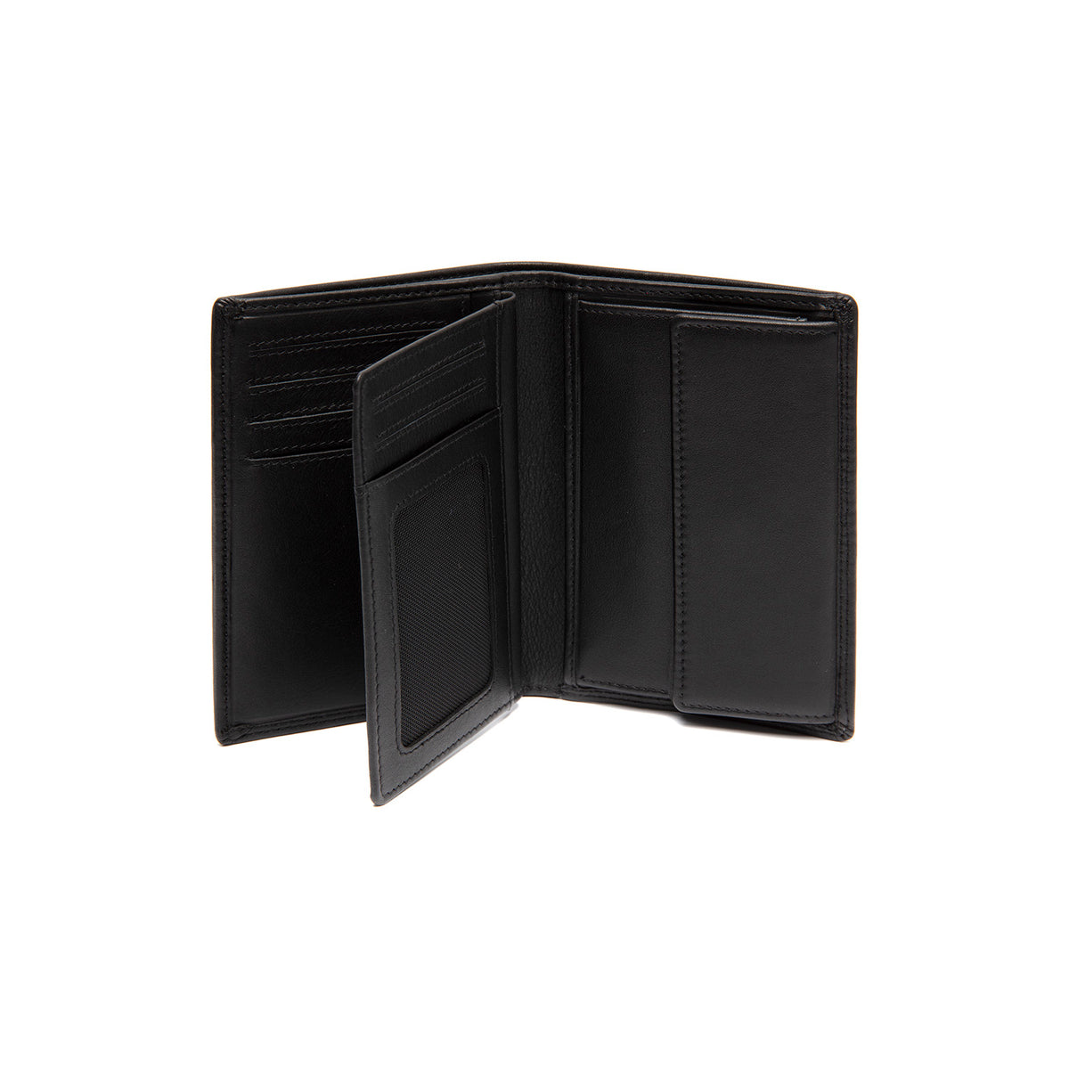 Leather Wallet Black Hanson