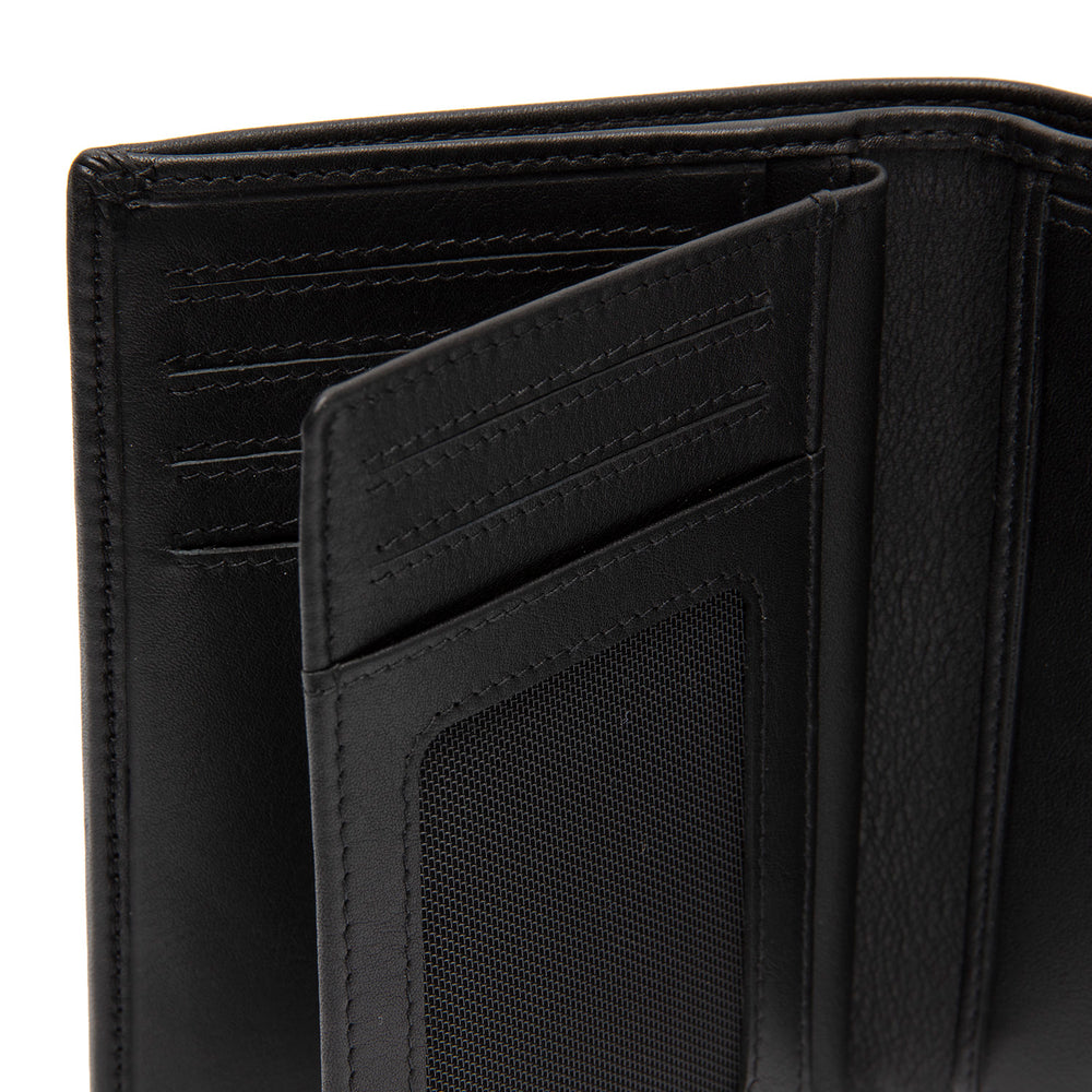 Leder Geldbörse Schwarz Hanson