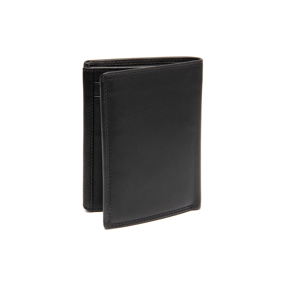 Leder Geldbörse Schwarz Leroy