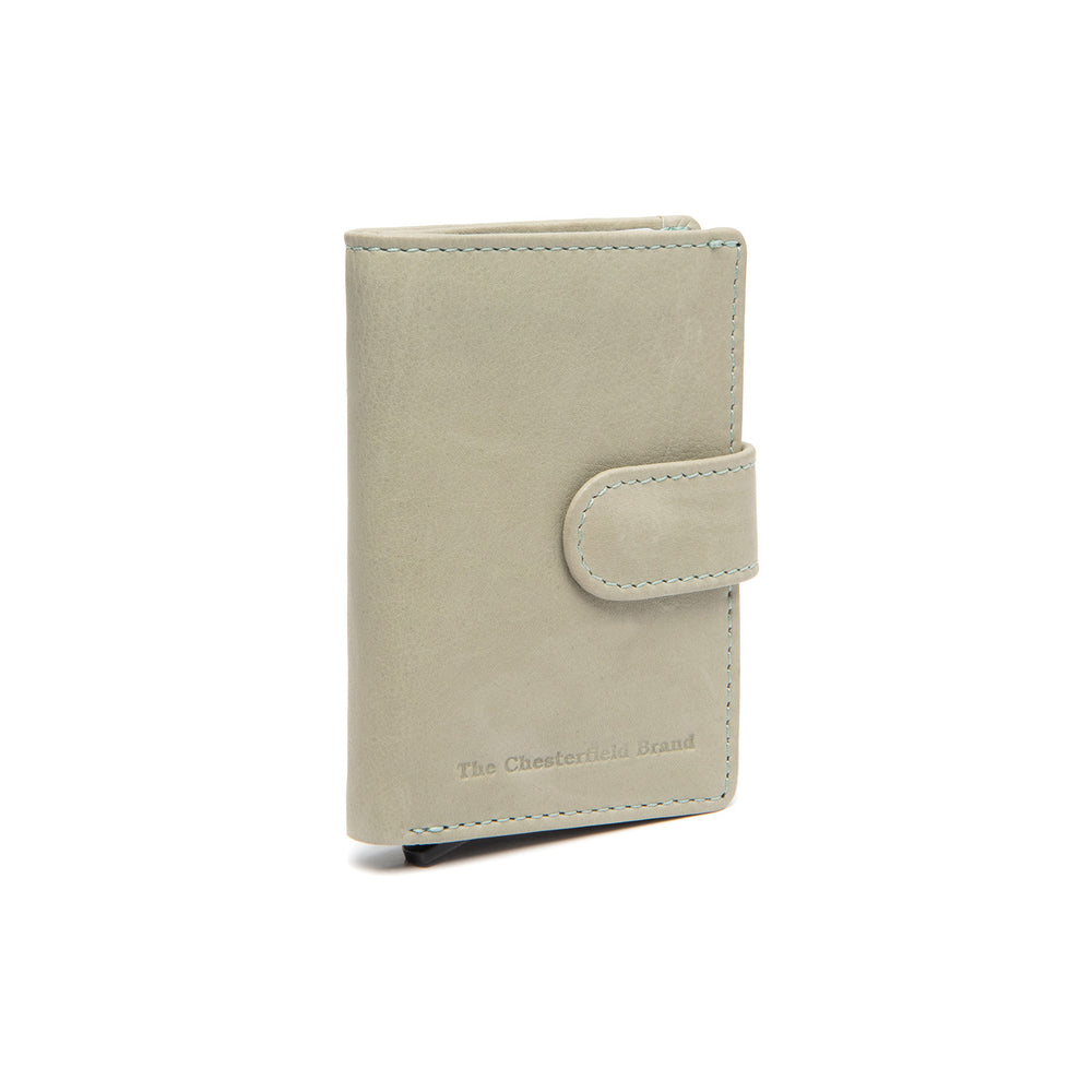 Leather Card Holder Ocean Green Kaunas