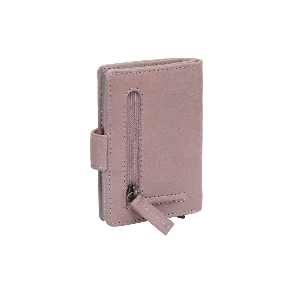 Leather Card Holder Lavender Lilac Kaunas