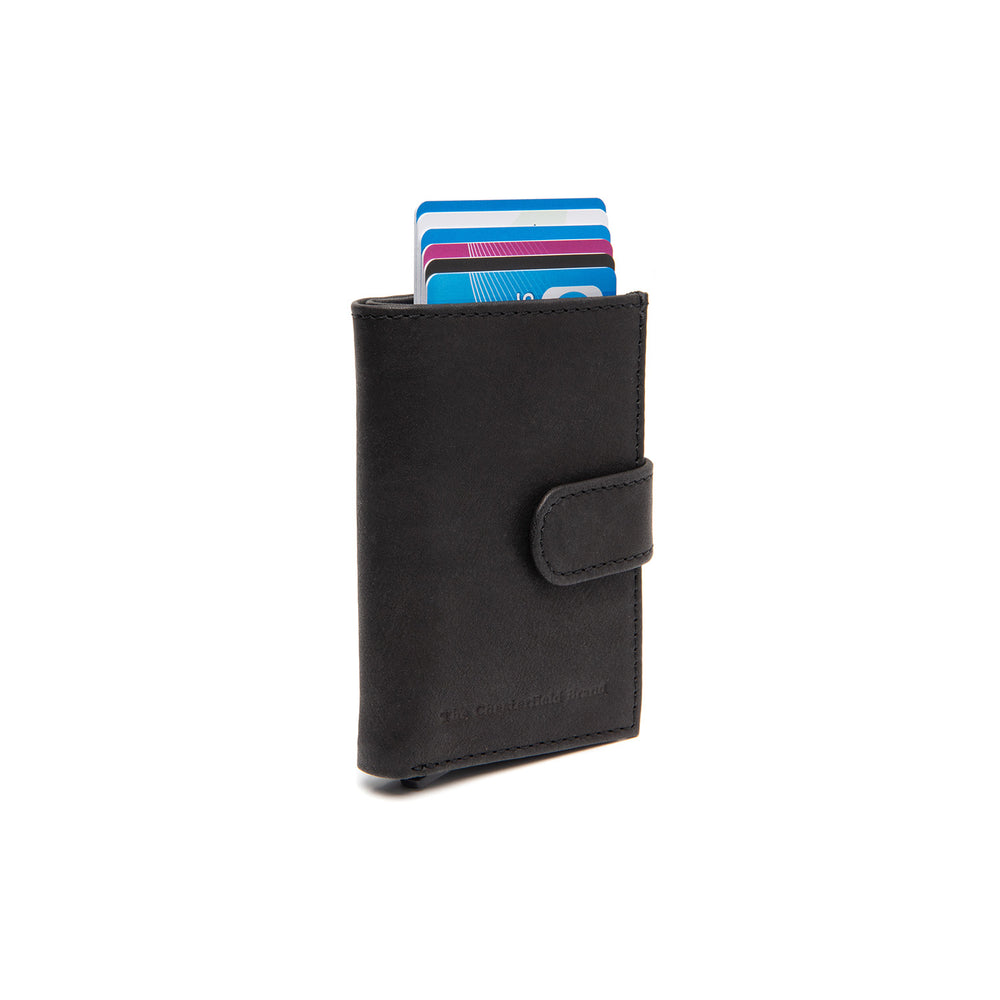 Leather Card Holder Black Torola