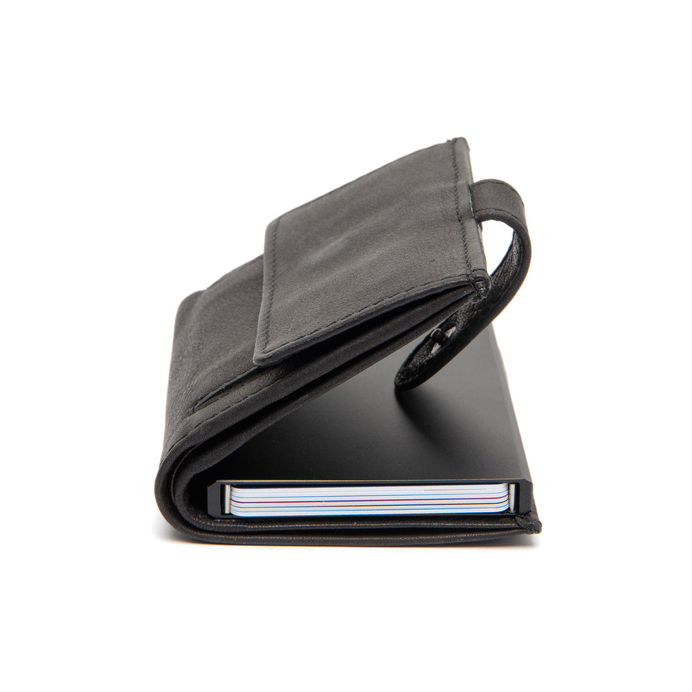 Leather Card Holder Black Torola
