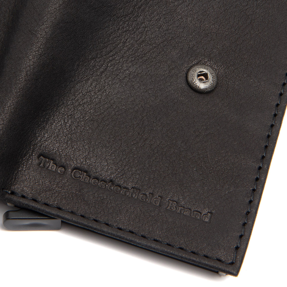 Leather Card Holder Black Torola