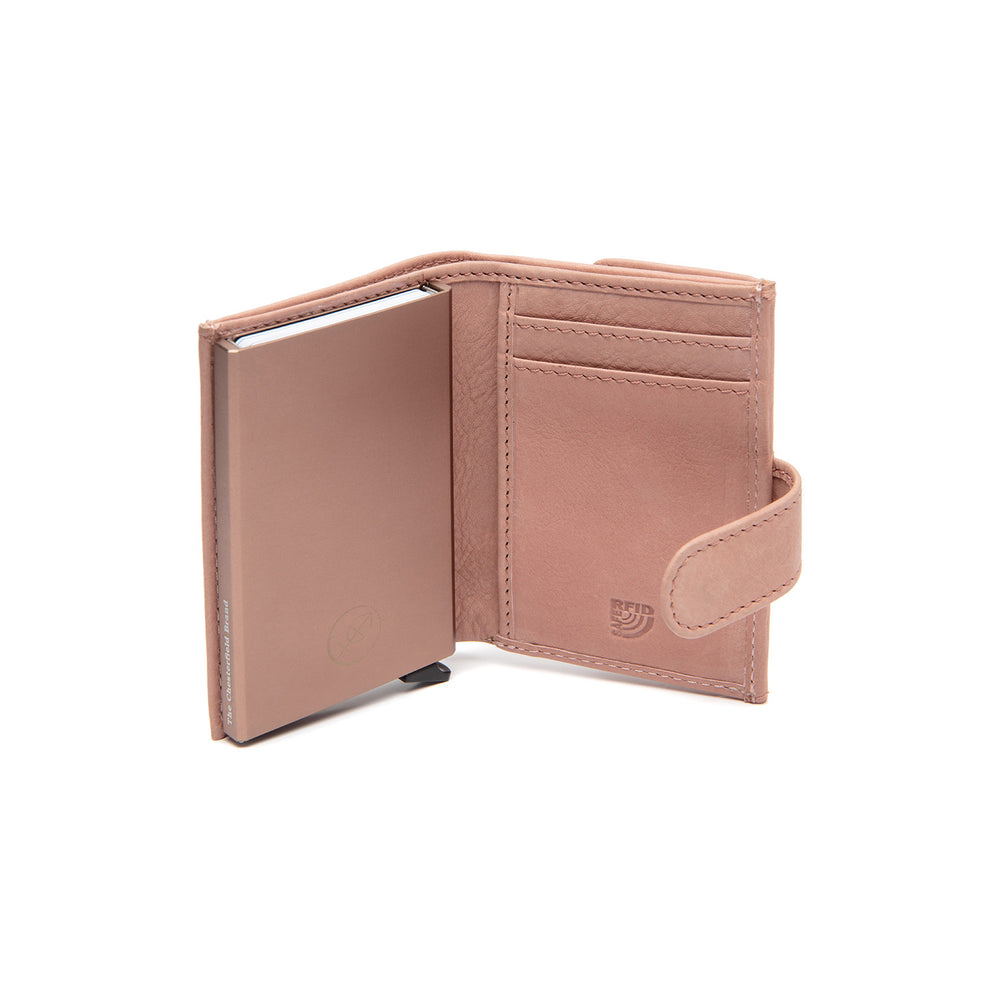 Leather Card Holder Vintage Rose Torola