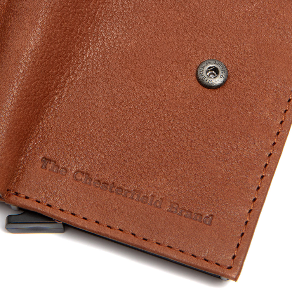 Leather Card Holder Cognac Torola