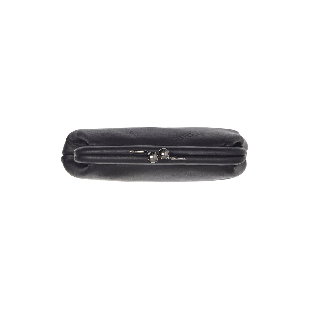 Portefeuille en Cuir Noir Nera