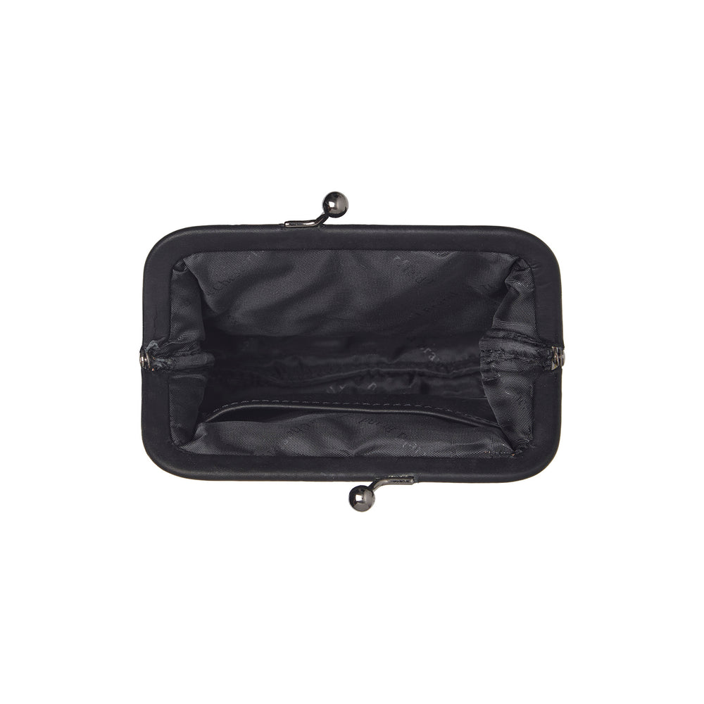 Portefeuille en Cuir Noir Nera