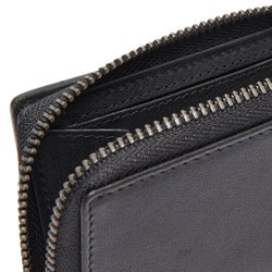 Leather Wallet Black Sionel