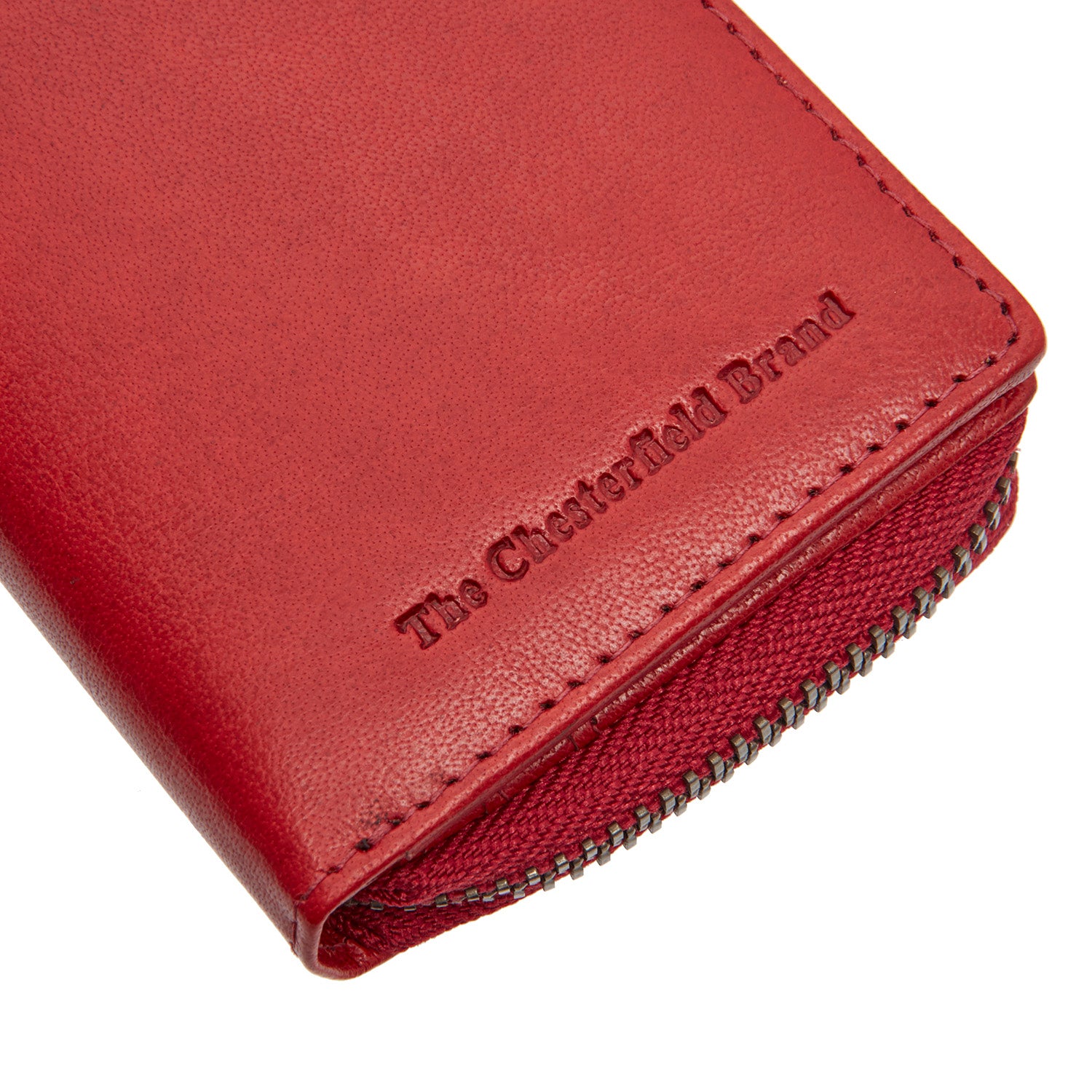 Leather Wallet Red Sionel