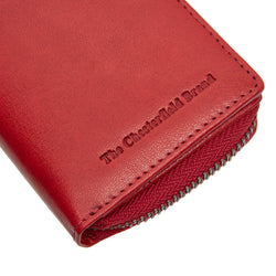 Leather Wallet Red Sionel