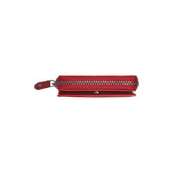 Leather Wallet Red Sionel