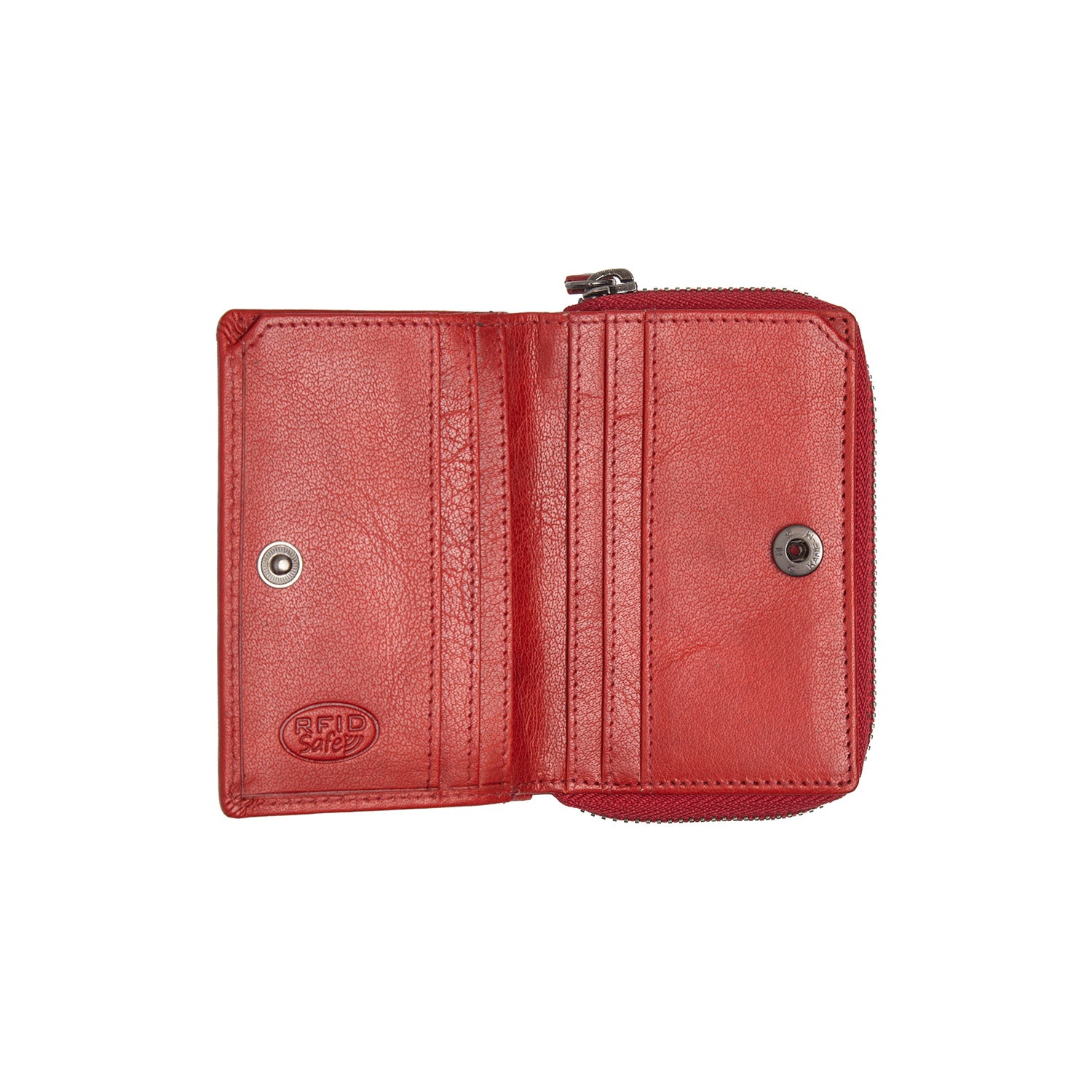 Leather Wallet Red Sionel