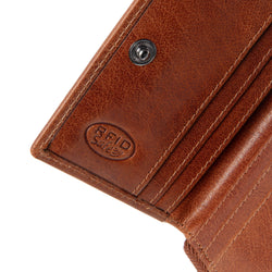 Leather Wallet Cognac Sionel