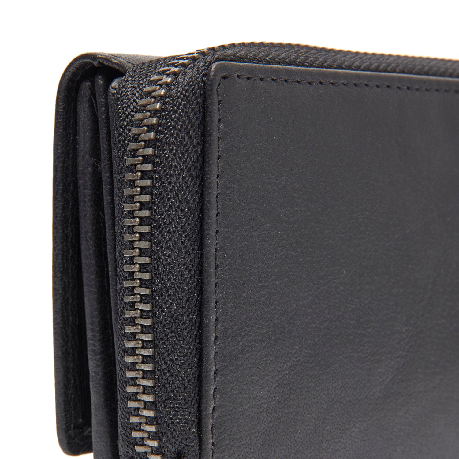 Leather Wallet Black Rimili