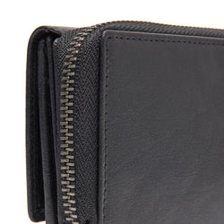 Leather Wallet Black Rimili