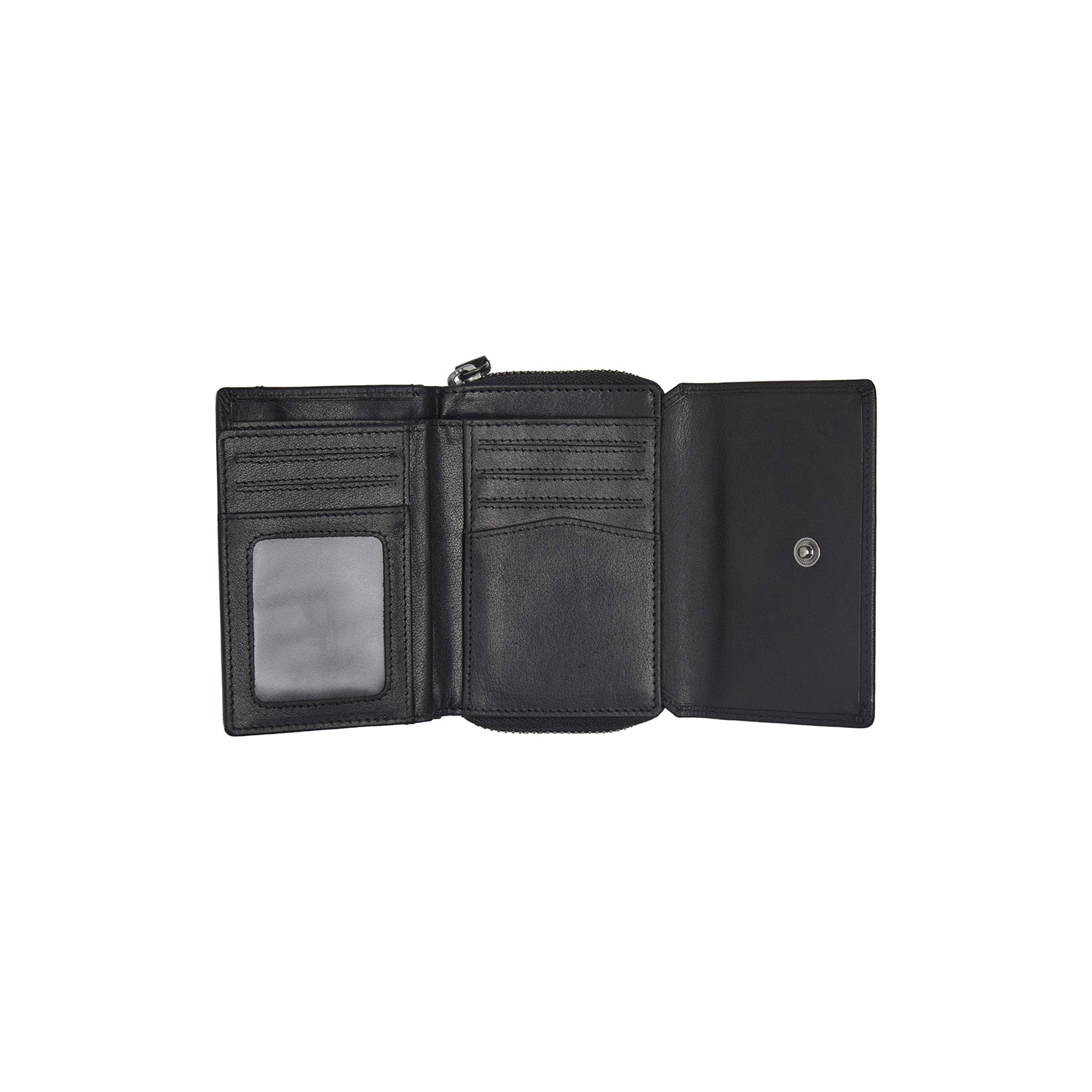 Leather Wallet Black Rimili