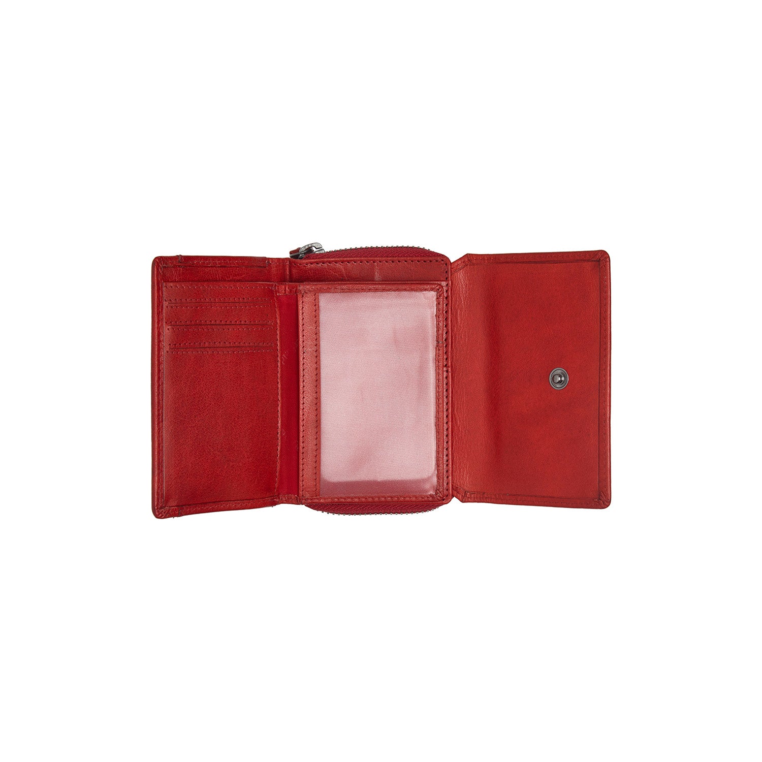 Leather Wallet Red Rimili