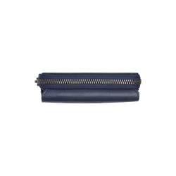 Leather Wallet Navy Rimili