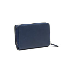 Leather Wallet Navy Rimili