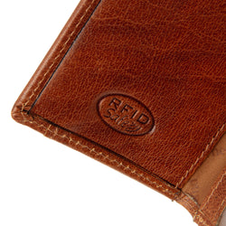 Leather Wallet Cognac Rimili