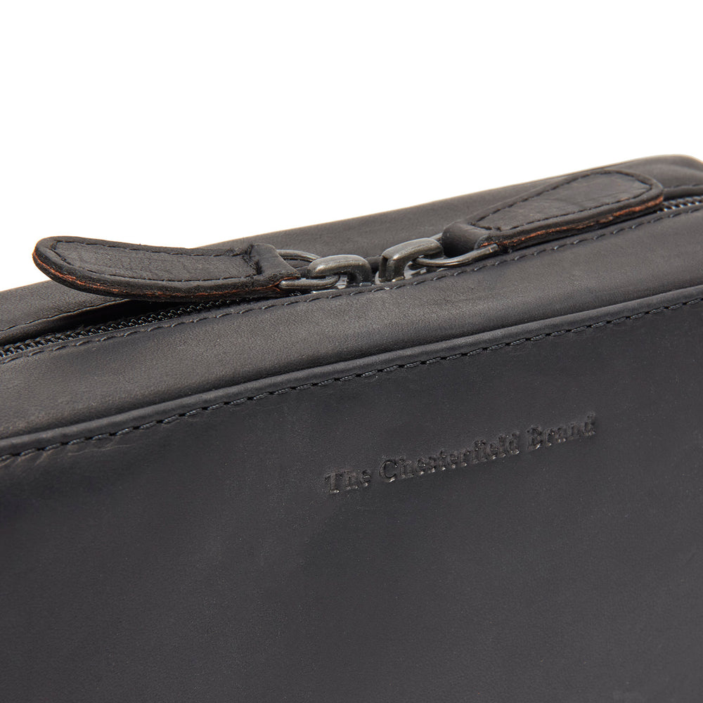 Leder Tech-Organizer Schwarz Ardan