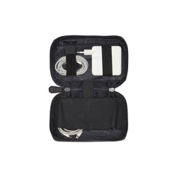 Leather Tech-Organizer Black Ardan