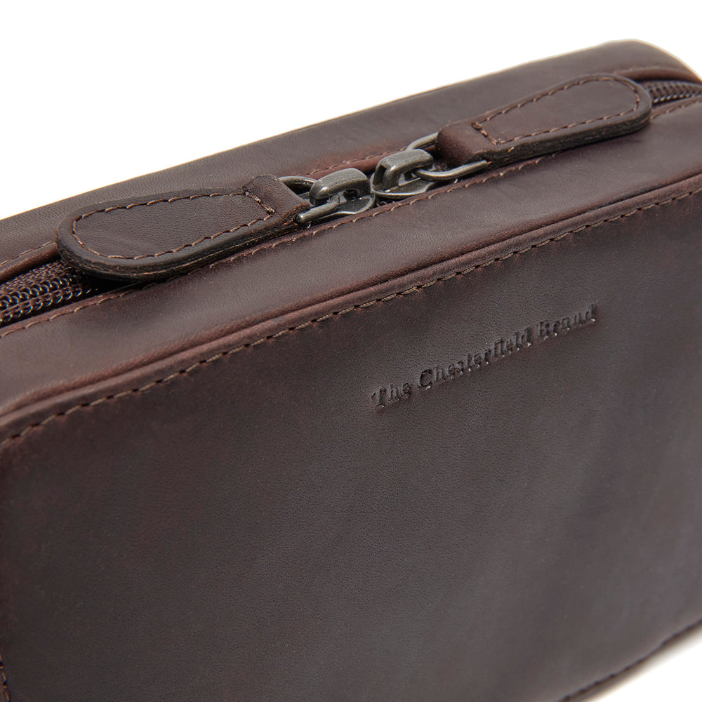 Leder Tech-Organizer Braun Ardan