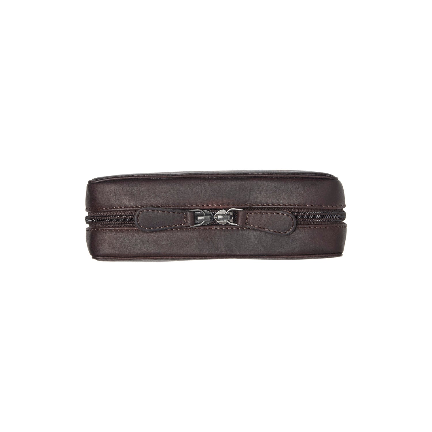 Leather Tech-Organizer Brown Ardan