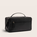 Leather Toiletry Bag Black Elmia