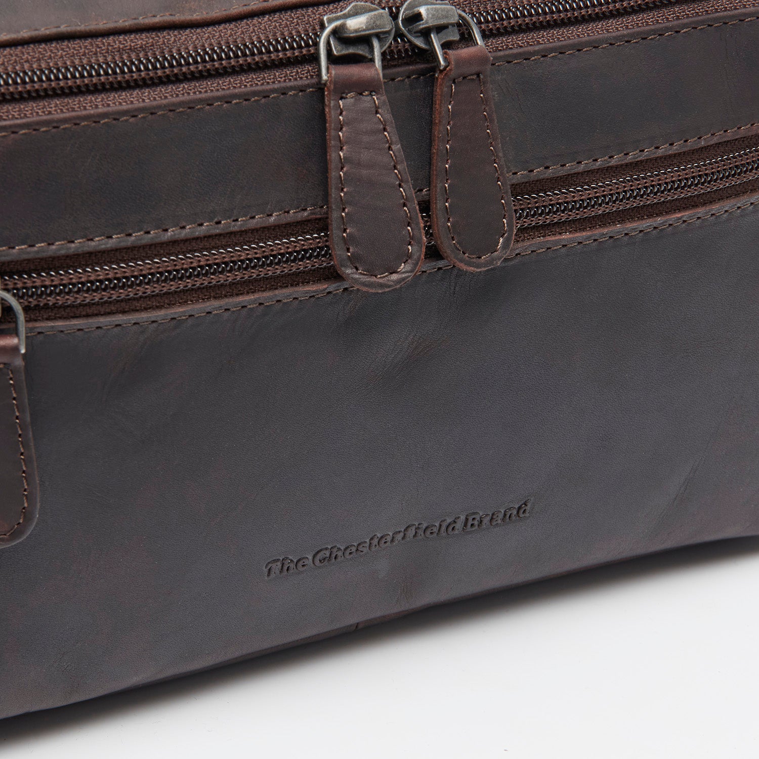 Leather Toiletry Bag Brown Elmia