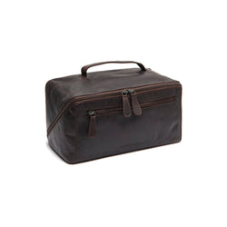 Leather Toiletry Bag Brown Trevia