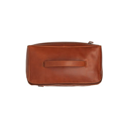 Leren Toilettas Cognac Trevia