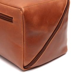 Leren Toilettas Cognac Trevia