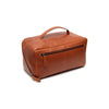 Leren Toilettas Cognac Trevia