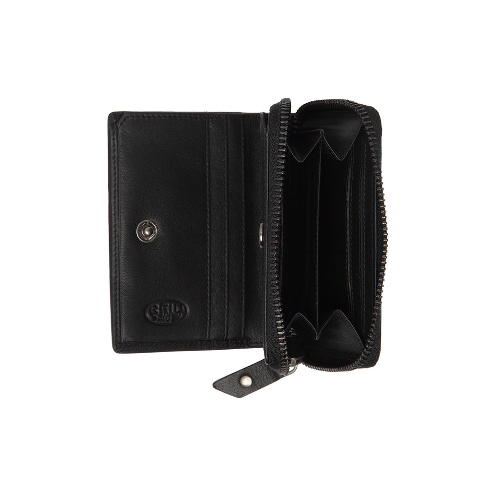 Leather Wallet Black Lenwick