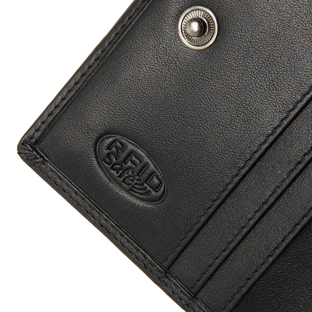 Leather Wallet Black Lenwick
