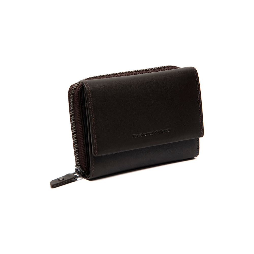 Leather Wallet Brown Aldra