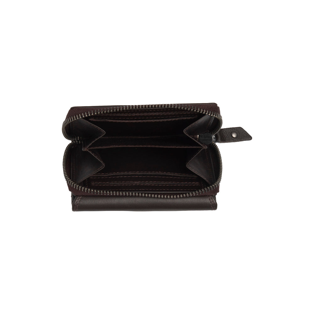 Leather Wallet Brown Aldra