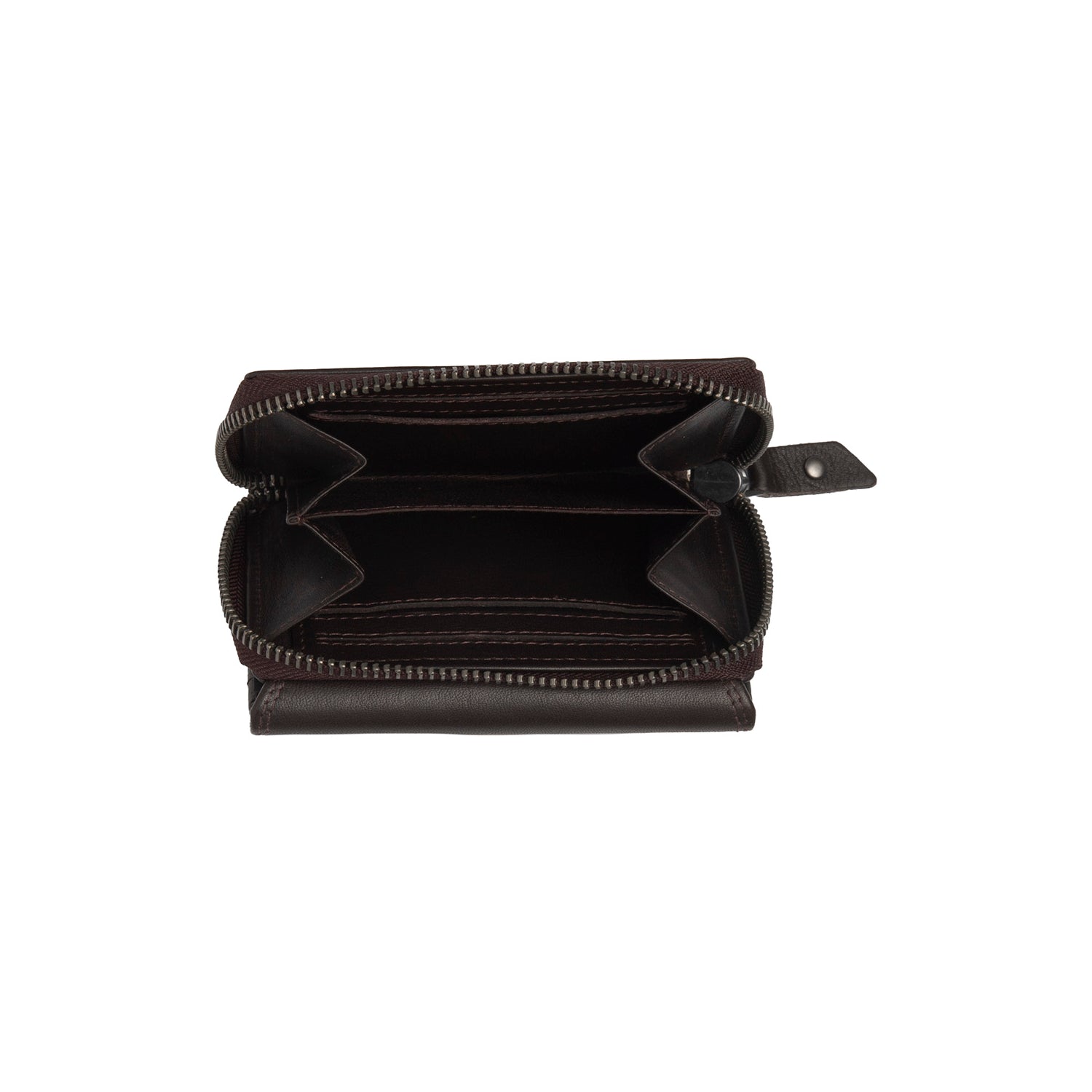 Leder Portemonnaie Braun Aldra