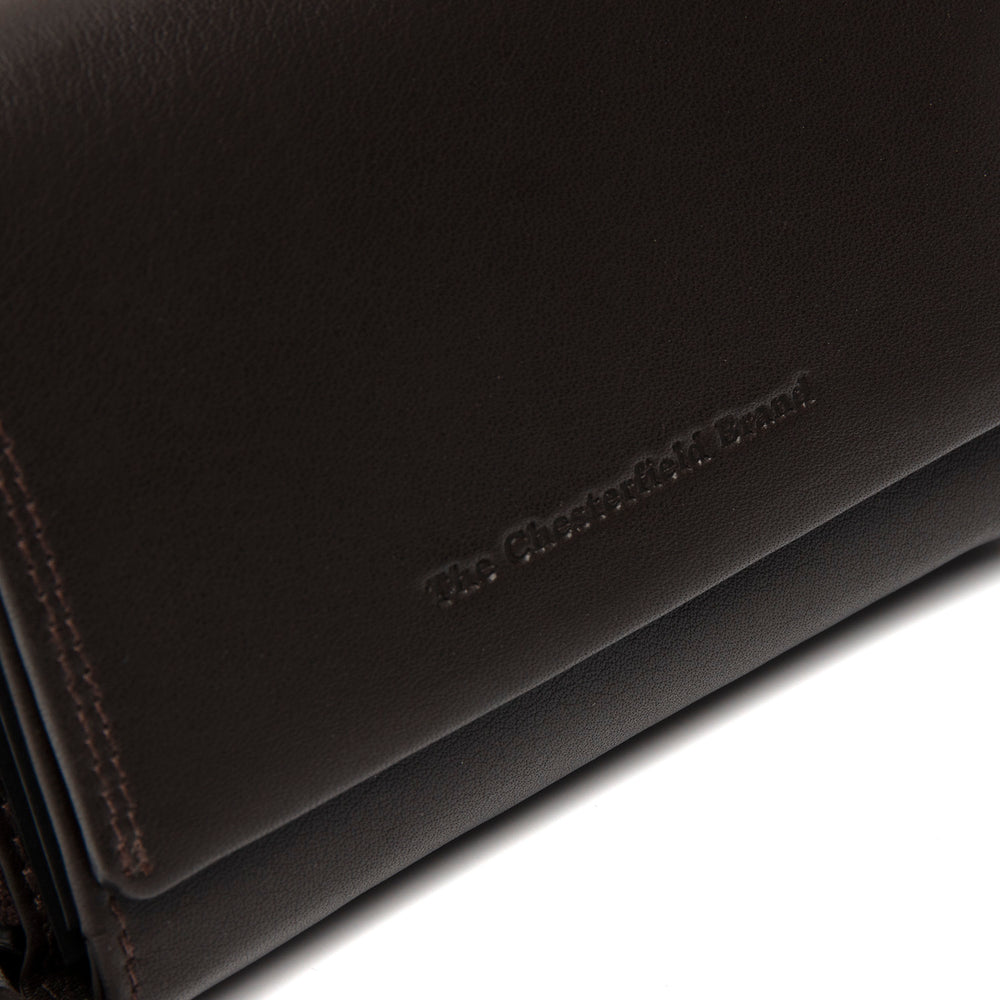 Leather Wallet Brown Aldra