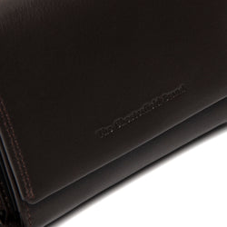 Leather Wallet Brown Aldra