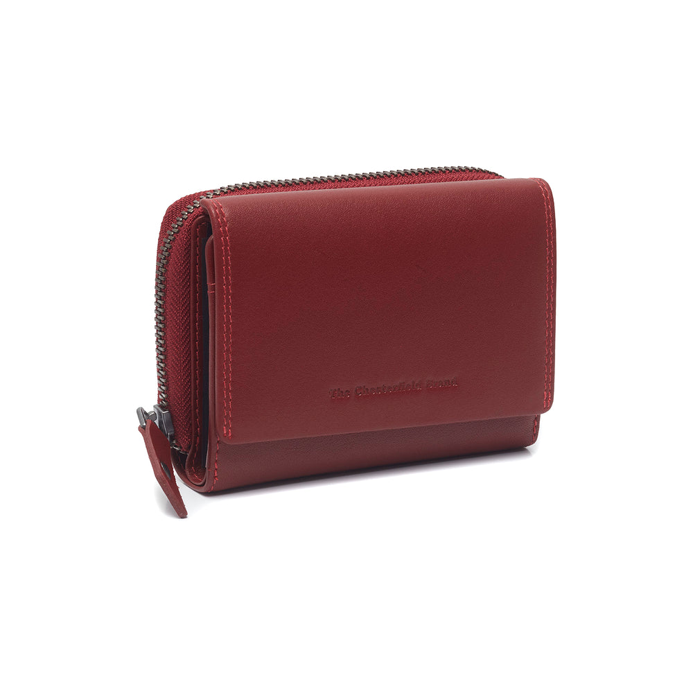 Leather Wallet Red Aldra