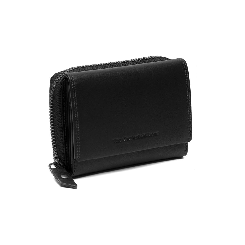 Leather Wallet Black Doniva