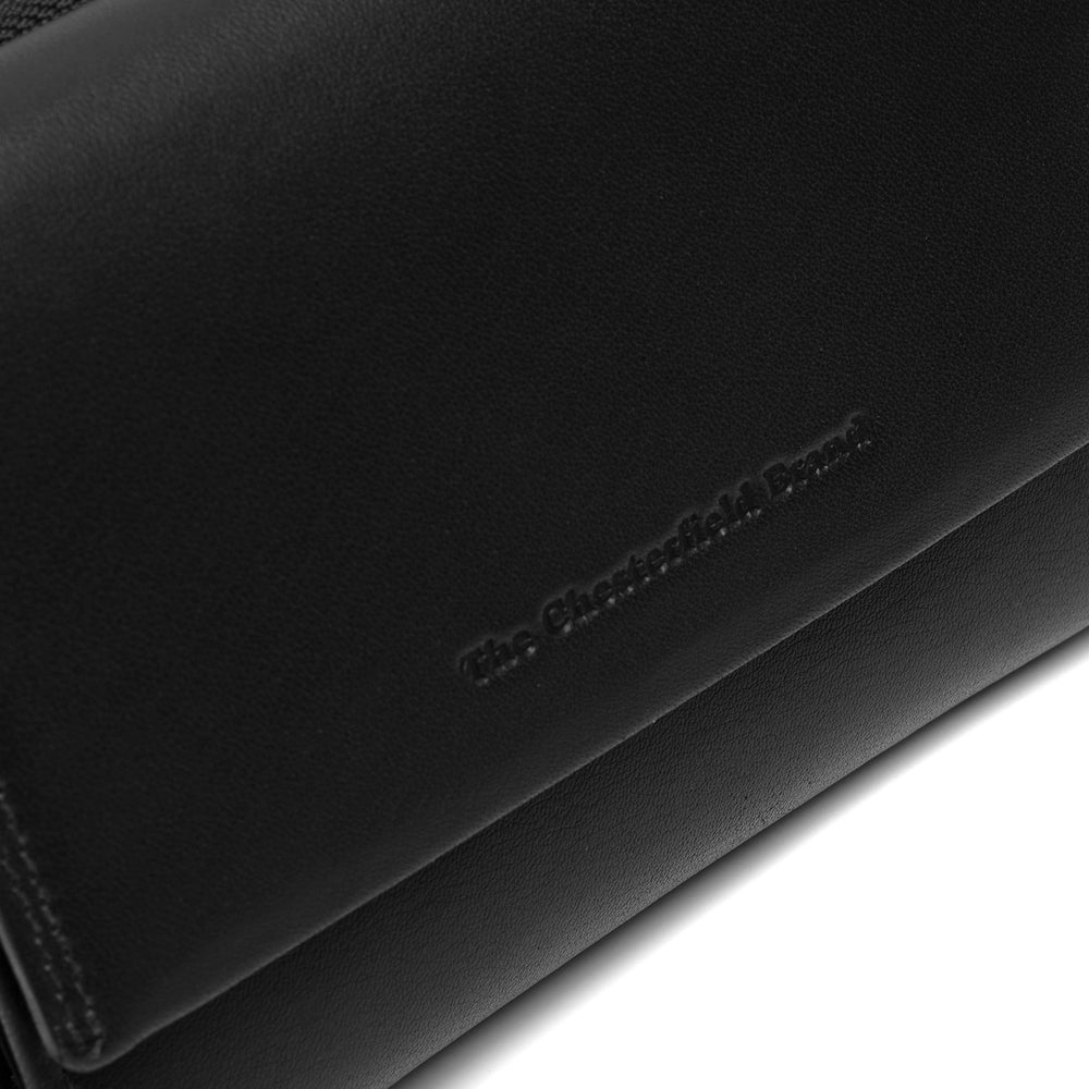 Leather Wallet Black Doniva