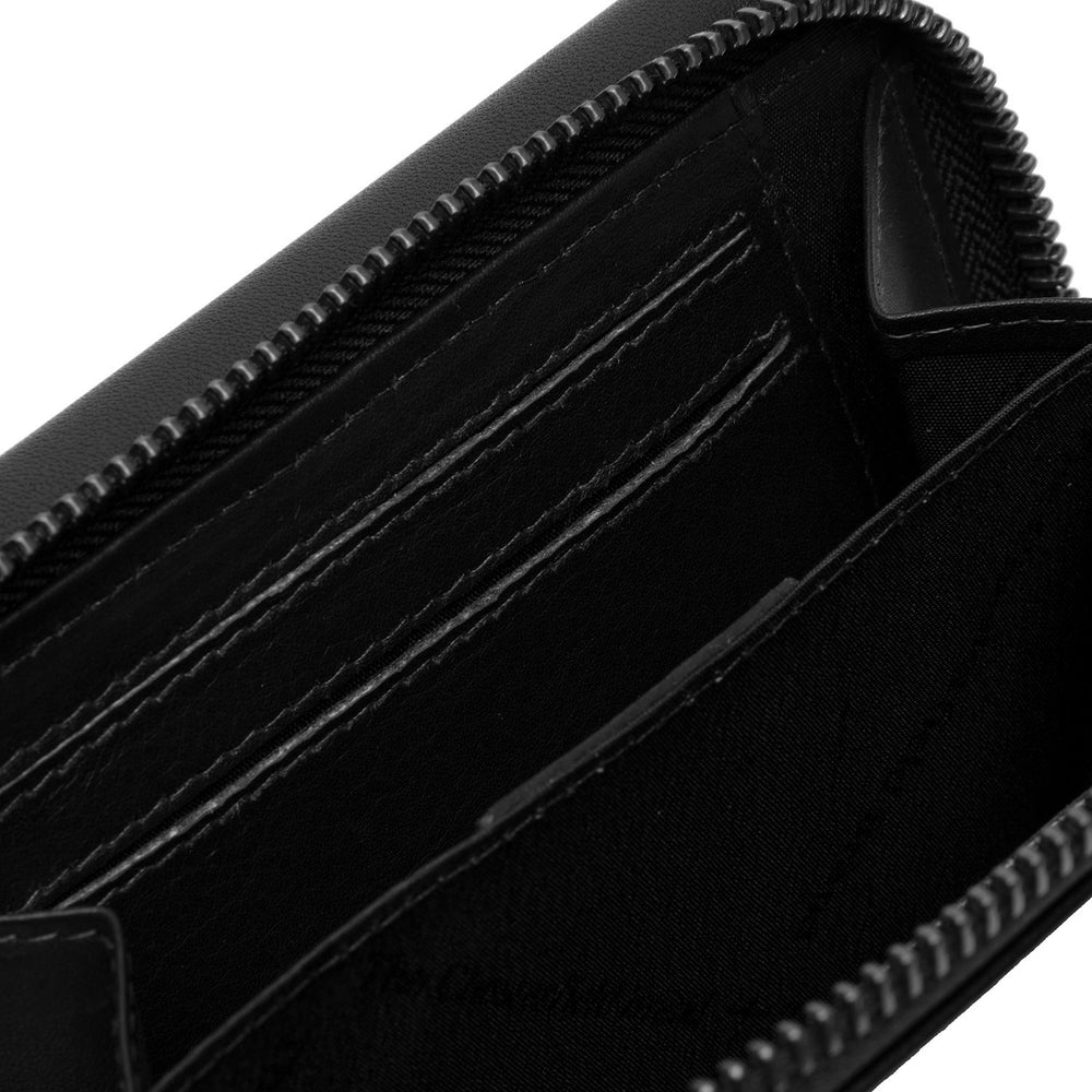 Leather Wallet Black Doniva