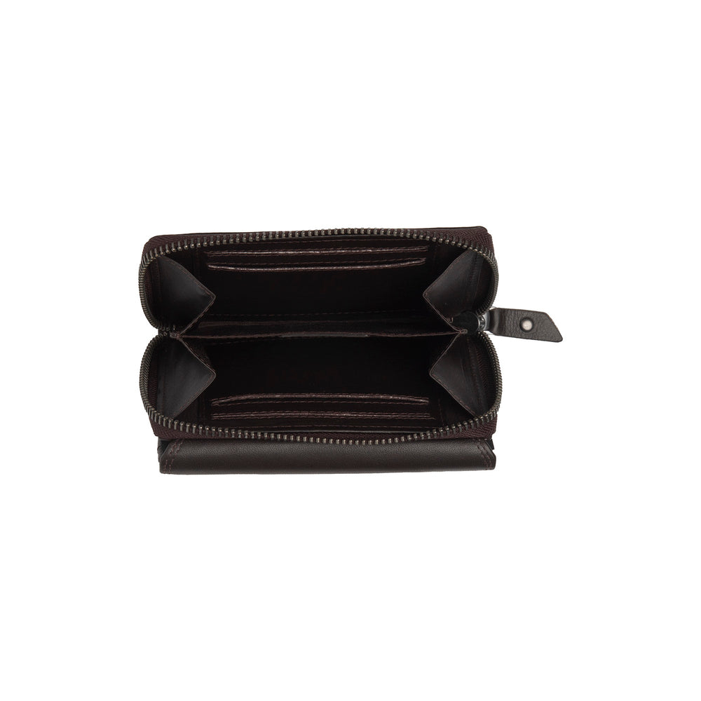 Leather Wallet Brown Doniva